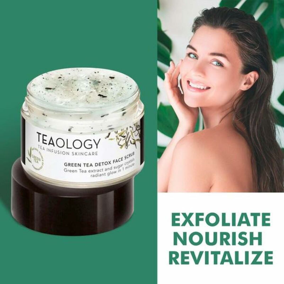Exfoliating Mask Teaology Green Tea Sugar Detoxifying (50 ml)-2